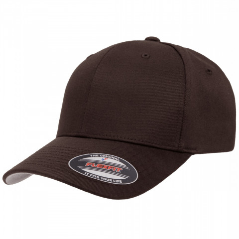 Кепка FlexFit 6277 Wooly Combed Brown L/XL
